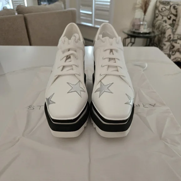 NIB Stella McCartney Sneak Elyse Platform Sneaker - Picture 3 of 13